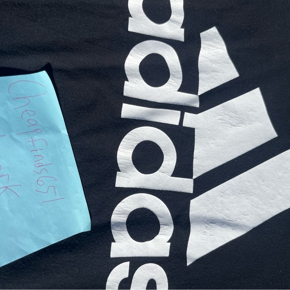Adidas “Amplifier Tee” Black *BARELY WORN* - Picture 2 of 4